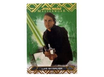 Star Wars Masterwork LUKE SKYWALKER No. 11/99 TOPPS Trading Card!