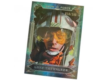 Star Wars Luke Skywalker Show Of Force No. 058/299 TOPPS Trading Card