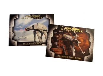 (2) Star Wars Masterwork Evolution Of The Rebel Alliance: Rogue One 73/99 And Empire Strikes Back 84/99