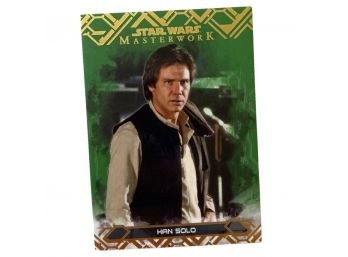 Star Wars Masterwork HAN SOLO No. 55/99 TOPPS Trading Card!