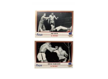 1991 Joe Louis And Rocky Marciano All Time Great Boxing Trading Cards By KAYO Cards