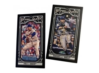 2013 TOPPS Mini Cards: Alex Rodriquez Yankees 082/199 And Nolan Ryan Rangers 113/199 Baseball Cards