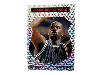 RARE! Shaquille ONeal Reverse Holo LSU Sports Edition Basketball Trading Card