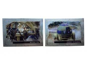 (2) Star Wars Masterwork, Adventures Of R2 D2, No. 113/565 And 380/565. TOPPS Trading Cards