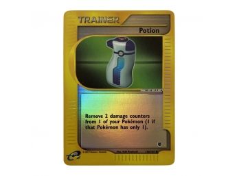 2002 Pokemon Trainer Potion Reverse Holo No. 156/165