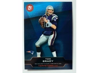 Tom Brady 2011 TOPPSTOWN With Expired Code. New England Patriots NFL Card