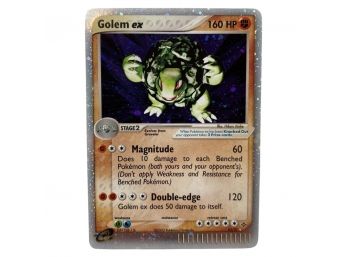 2003 Pokemon Golem EX Reverse Holo 160 HP No. 91/97