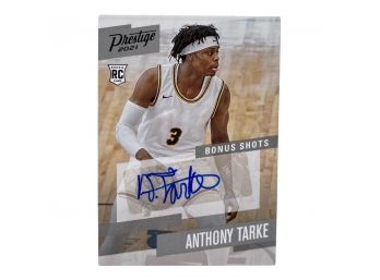 Autographed Anthony Tarke ROOKIE CARD, Prestige 2021 Basketball Card