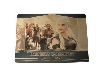 RARE! Game Of Thrones #4 Daenerys Targaryen Metal Card, 2017