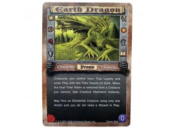 2001-05 Mystical Empire Earth Dragon Promo Card #004 By Northeast Games