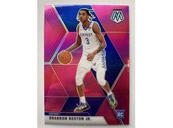 Brandon Boston Jr. ROOKIE CARD, Kentucky UK Genuine College Product. 2021 Panini Draft Picks