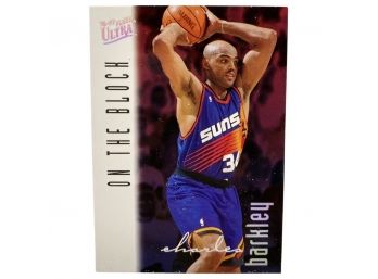 1996 Charles Barkley NBA Suns Basketball Card By FLEER, No. 125 In Series