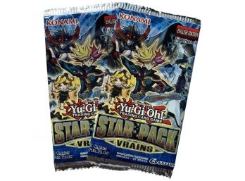 (2) UNOPENED Yu-gi-oh Konami Star Packs With 3 Cards Per Pack, First Edition