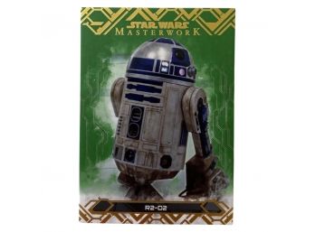 Star Wars Masterwork R2 D2 No. 54/99 TOPPS Trading Card!