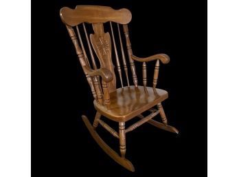 Full Size Wooden Rocking Chair In Great Condition!