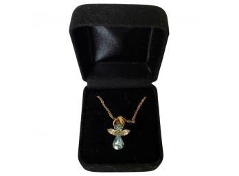 Necklace With Angel Pendant From Publishers Clearing House, With Certificate