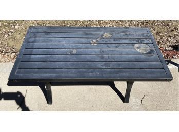 Outdoor Table, 44 X 22 X 22