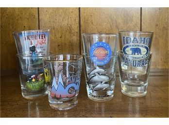 (7) Unique Shot Glasses From Idaho, Utah, Montana And More