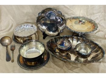 (11) Large Lot Of Silver Plate Kitchen Essentials, Featuring Pieces By ONEIDA