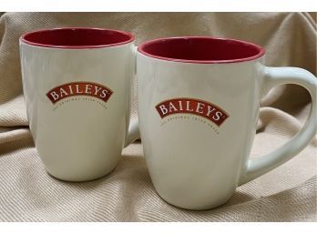 (2) Matching Baileys Mugs