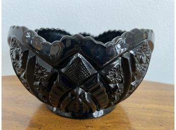 Black Milk Glass Tiara Monarch Bowl