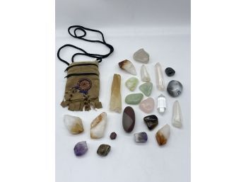 Stunning Collection Of Crystals Including Double Pointed Quartz, Amethyst, And More!