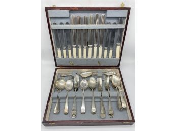 Assortment Of Silverware Including St. Leger Stainless Nickel, SSP&Co, Hotel, And Thomas Ward & Sons Sheffield