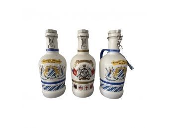 Unique Assortment Of German Decanters.