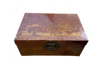 Antique Chinese Inspired Storage Trunk