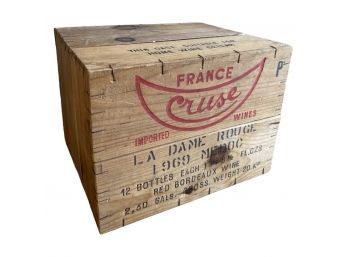 Wine Shipping Crate From France