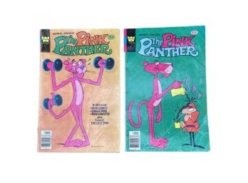 (2) 1979 Pink Panther Comics, Published By Whitman