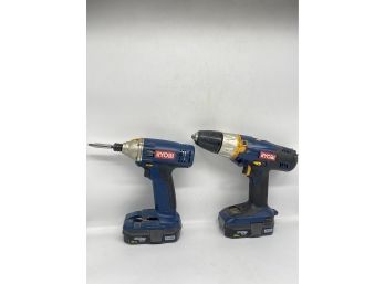 Ryobi 18V Drill & Impact Gun