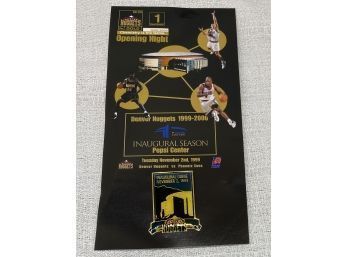 1999 Commemorative Pin, Denver Nuggets Inaugural Season At The Pepsi Center