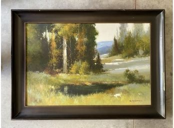 Framed Artwork By Kingston, 42 X 30