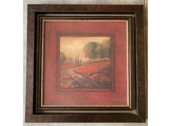 Uniquely Framed Artwork, Papaveri Vista 25 X 26