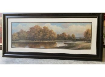 Framed Artwork By T.C. Clein, 45 X 21