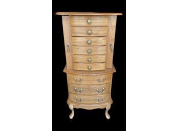 Beautiful Jewelry Chest With Side Cabinets