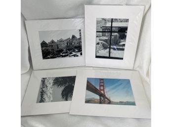 (4) Film Prints, Size 5x7 In 8x10 White Matte Frame: San Francisco Landscape And More!