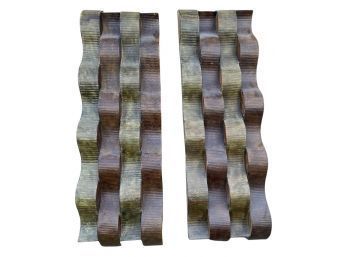 Matching Woven Metal Wall Art, Large