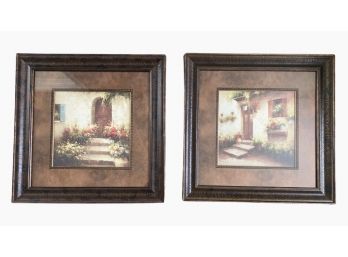 18X18 Framed Prints Of Rustic Italian Doorways