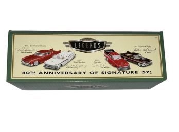 Hot Wheels LEGENDS! 40th Anniversary Of Signature 1957s. NEW IN BOX. Certificate Of Authenticity Included