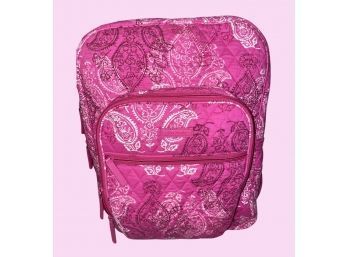 Vera Bradley Pink Backpack! Four Pockets For Extra Storage!