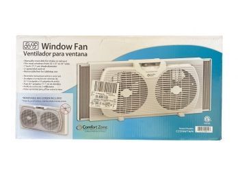 ComfortZone Window Fan In Original, Unopened Box