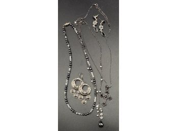 Beautiful Black And Silver Jewelry Collection!