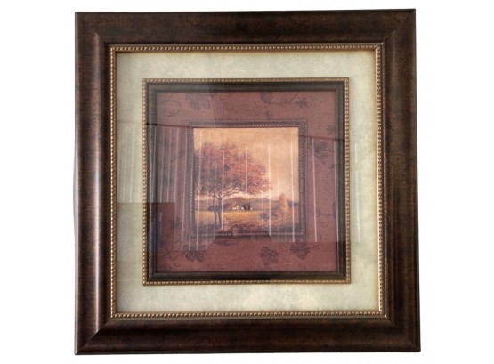 Gallery Art Piece Titled Cabernet Estate. Frame With Glass