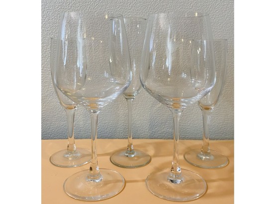 (5) Wine Glasses, Various Shapes