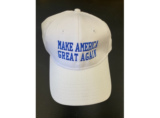 White MAGA Hat