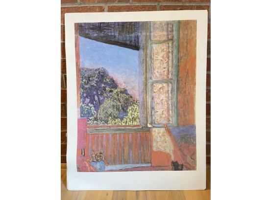 The Open Window By Pierre Bonnard From The Phillips Collection. PRINT