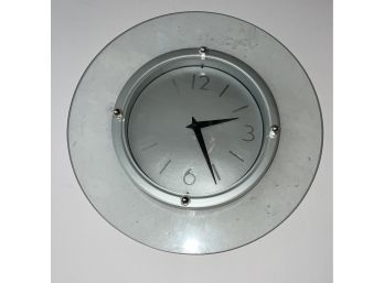 Lovely Wall Clock With Glass Cover