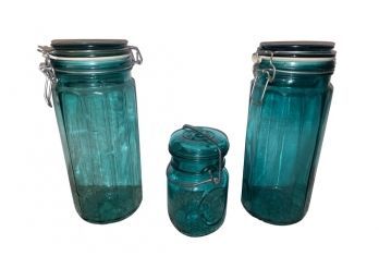 Vintage Glass Jars (3)